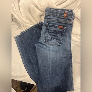7 all for mankind women’s jeans. Size 28. 33 inch inseam.